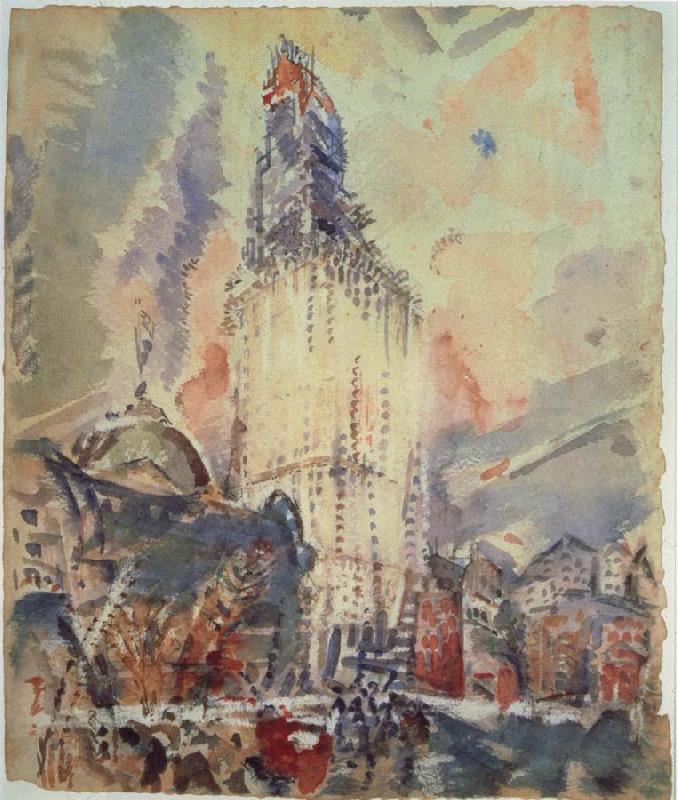 Marin, John Woolworth Building China oil painting art